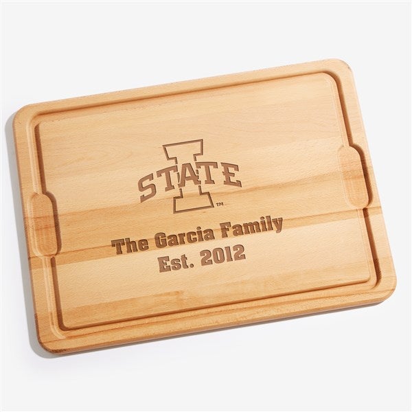 NCAA Iowa State Cyclones Personalized Maple Cutting Boards - 33495