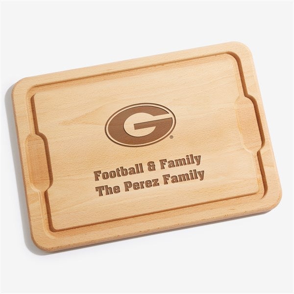 NCAA Georgia Bulldogs Personalized Maple Cutting Boards - 33502