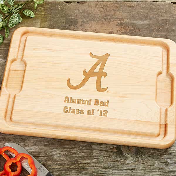 NCAA Alabama Crimson Tide Personalized Wood Cutting Boards - 33506