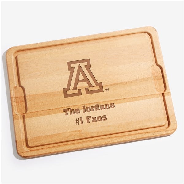 NCAA Arizona Wildcats Personalized Maple Cutting Boards - 33509