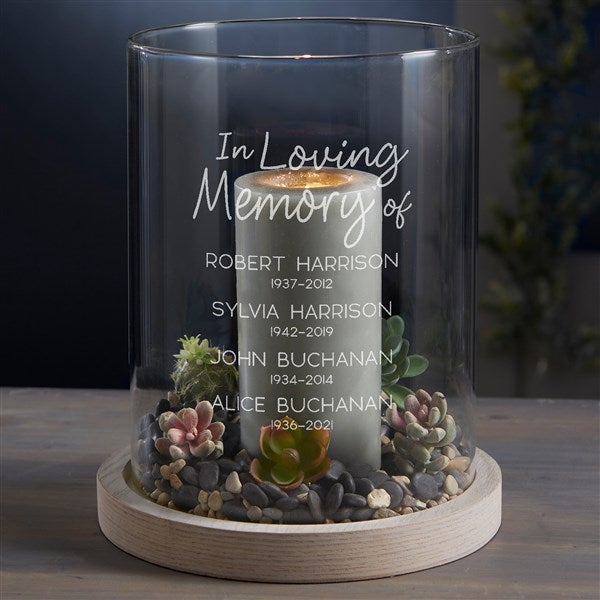 In Loving Memory Personalized Memorial Hurricane with Multiple Names  - 33526