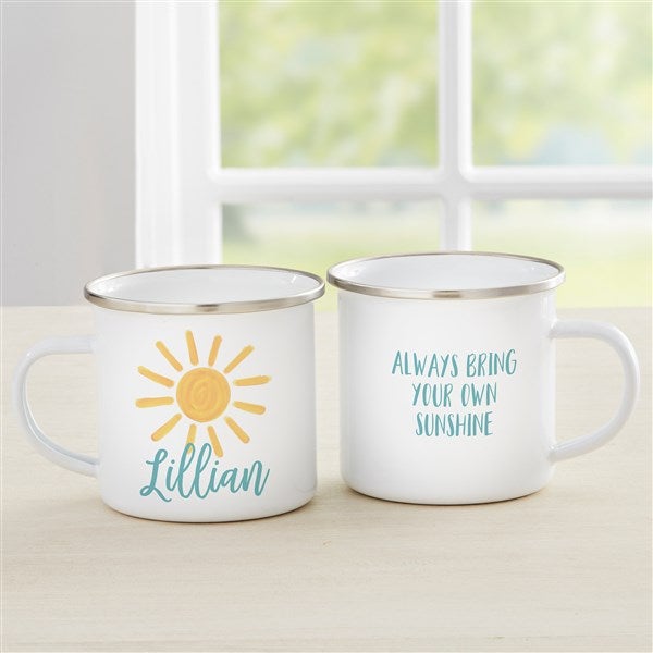 Watercolor Brights Personalized Kids Enamel Mugs - 33539