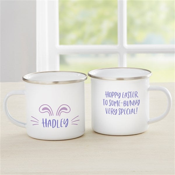 Ear-resistible Name Personalized Kids Easter Enamel Mugs - 33545