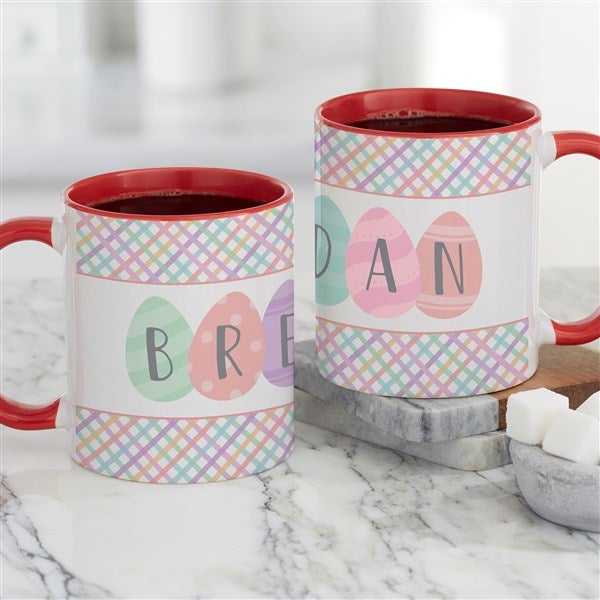 Easter Eggs Personalized Coffee Mugs - 33553