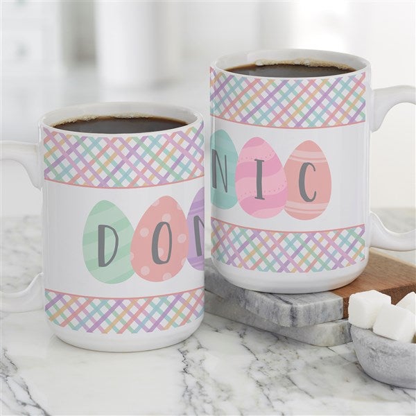 Easter Eggs Personalized Coffee Mugs - 33553