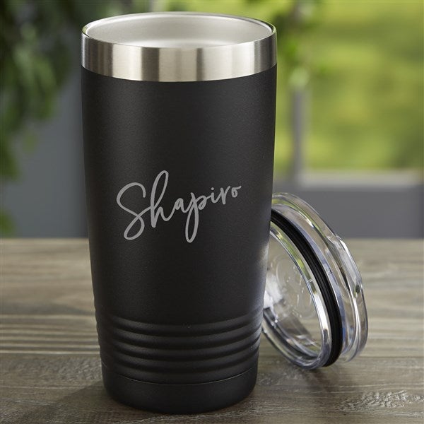 Trendy Script Name Personalized 20oz Stainless Steel Tumblers  - 33566