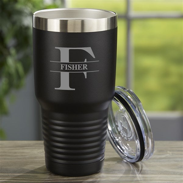 LV Laser Engraved Vacuum Insulated Cup with Magnetic Lid