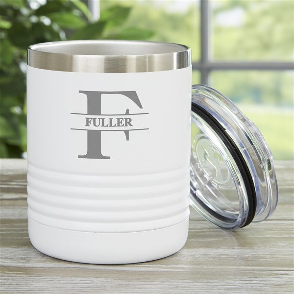 Lavish Last Name Personalized 10oz Stainless Steel Tumblers - 33569