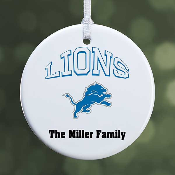NFL Detroit Lions Personalized Ornaments - 33587