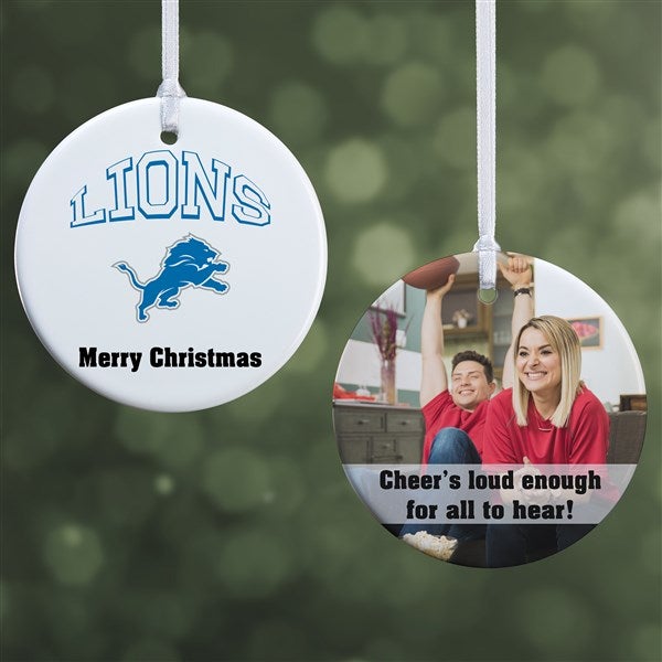 NFL Detroit Lions Personalized Ornaments - 33587