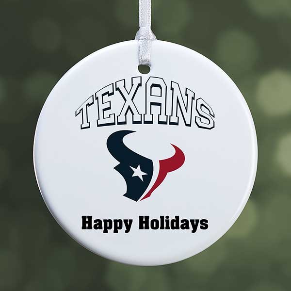 NFL Houston Texans Personalized Ornaments - 33589