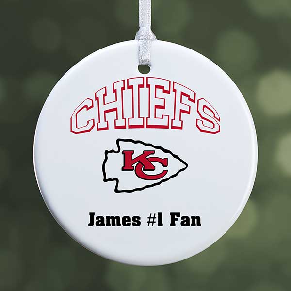 NFL Kansas City Chiefs Personalized Ornaments - 33592
