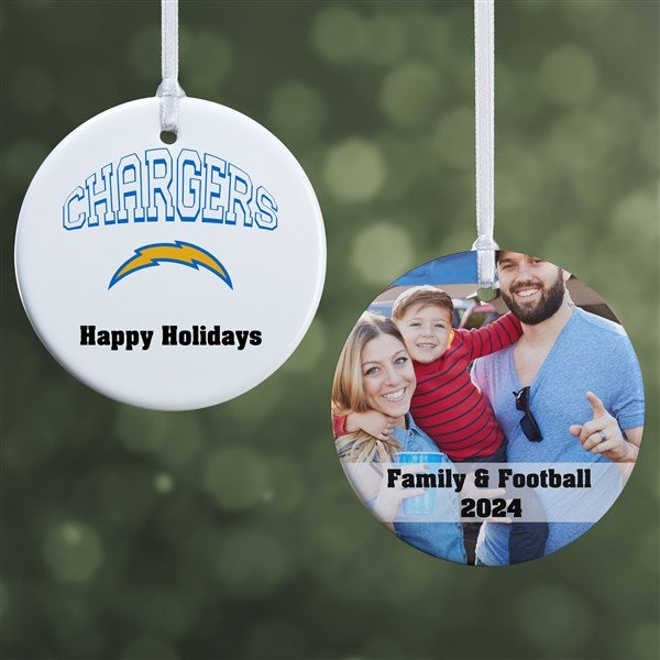 NFL Los Angeles Chargers Personalized Ornaments - 33593