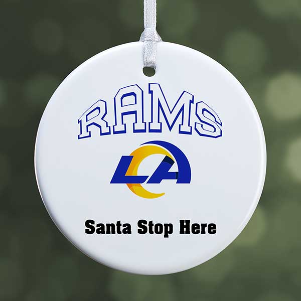NFL Los Angeles Rams Personalized Ornaments - 33594