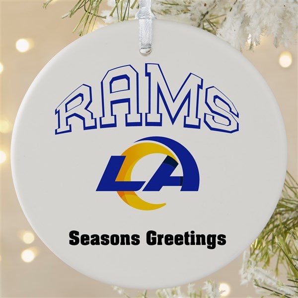 NFL Los Angeles Rams Personalized Ornaments - 33594