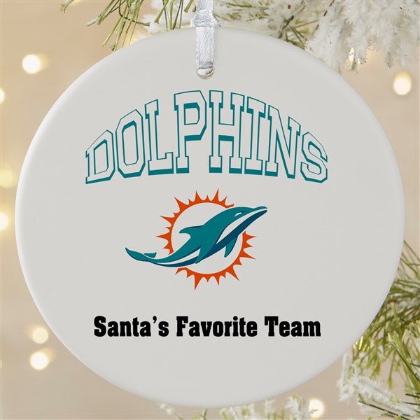 NFL Miami Dolphins Personalized Ornaments - 33595