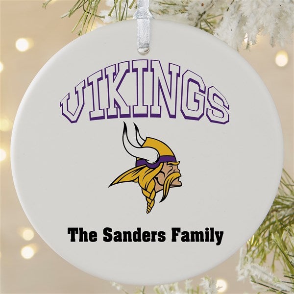 NFL Minnesota Vikings Personalized Ornaments - 33596