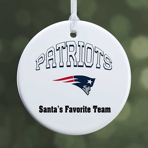 NFL New England Patriots Personalized Ornaments - 33597