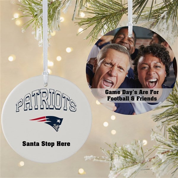 NFL New England Patriots Personalized Ornaments - 33597