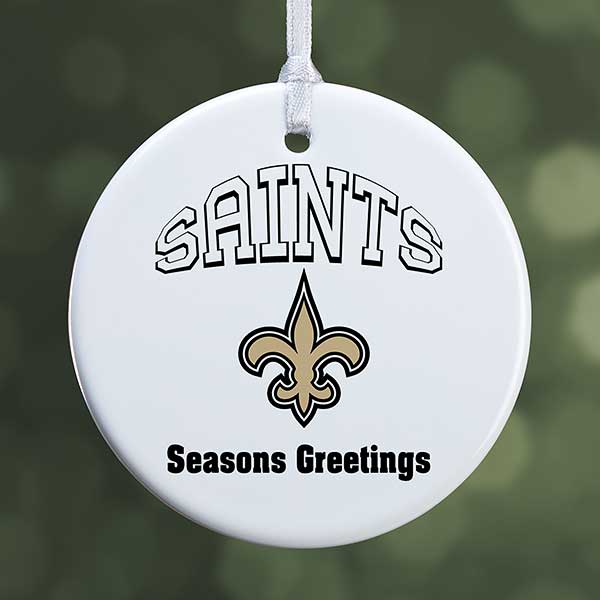 NFL New Orleans Saints Personalized Ornaments - 33598