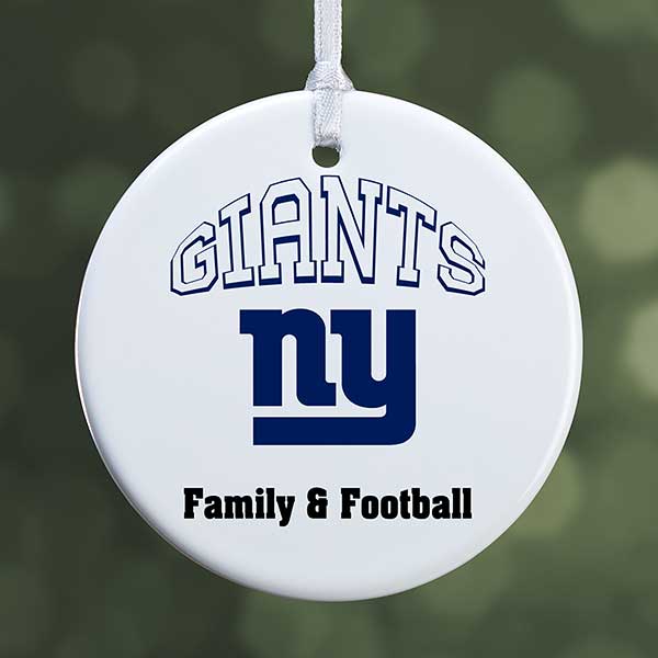 NFL New York Giants Personalized Ornaments - 33599
