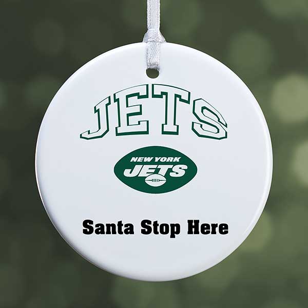 NFL New York Jets Personalized Ornaments - 33600