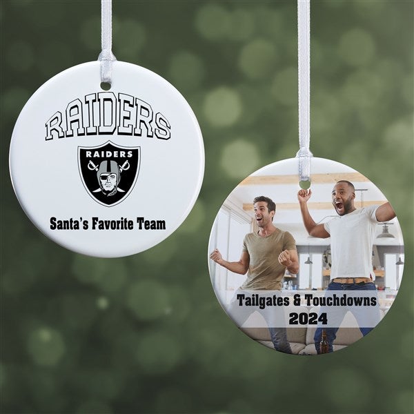 NFL Las Vegas Raiders Personalized Ornaments - 33601