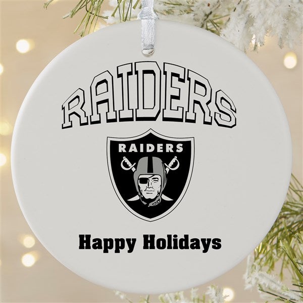 NFL Las Vegas Raiders Personalized Ornaments - 33601