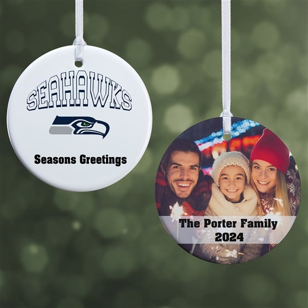 NFL Seattle Seahawks Personalized Ornaments - 33605