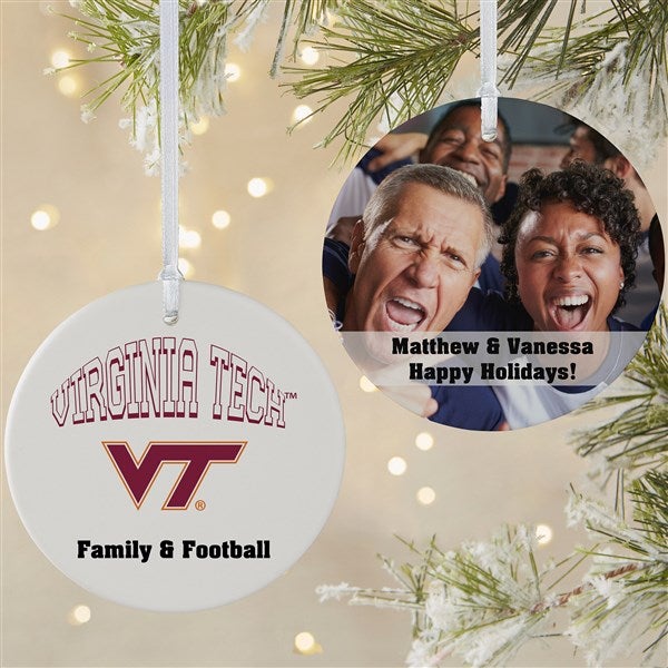 NCAA Virginia Tech Hokies Personalized Ornaments - 33609