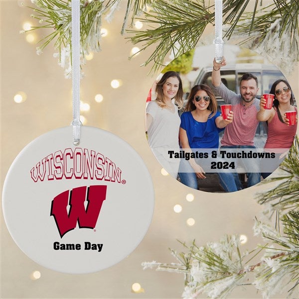 NCAA Wisconsin Badgers Personalized Ornaments - 33610