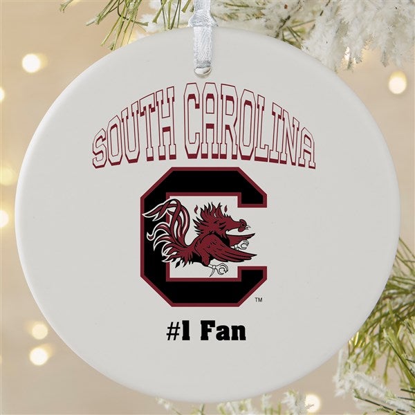 NCAA South Carolina Gamecocks Personalized Ornament - 33612