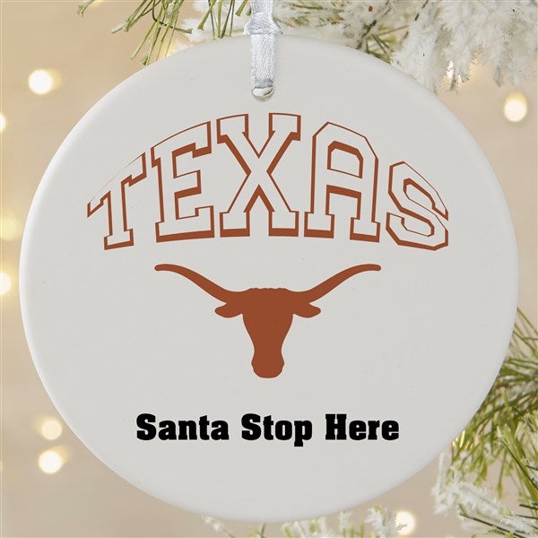 NCAA Texas Longhorns Personalized Ornaments - 33613