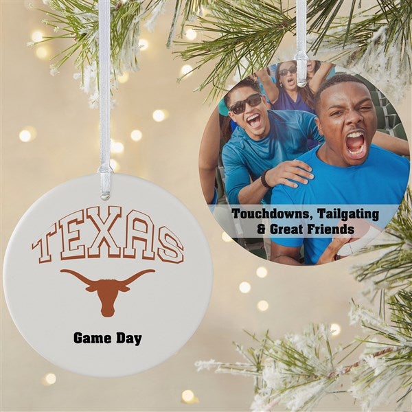 NCAA Texas Longhorns Personalized Ornaments - 33613