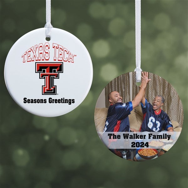 NCAA Texas Tech Red Raiders Personalized Ornaments - 33617