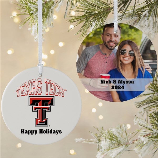 NCAA Texas Tech Red Raiders Personalized Ornaments - 33617
