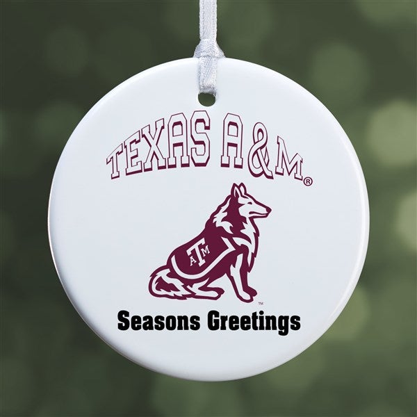 NCAA Texas A&M Aggies Personalized Ornaments - 33618