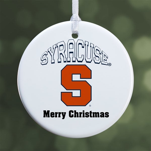 NCAA Syracuse Orange Personalized Ornaments - 33620