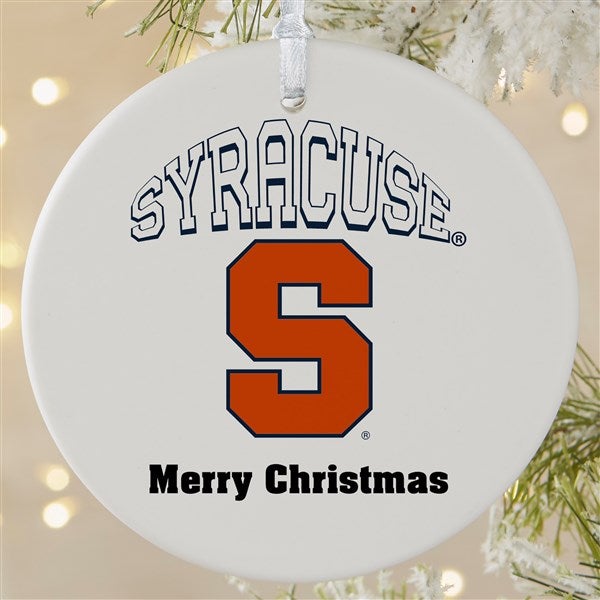 NCAA Syracuse Orange Personalized Ornaments - 33620