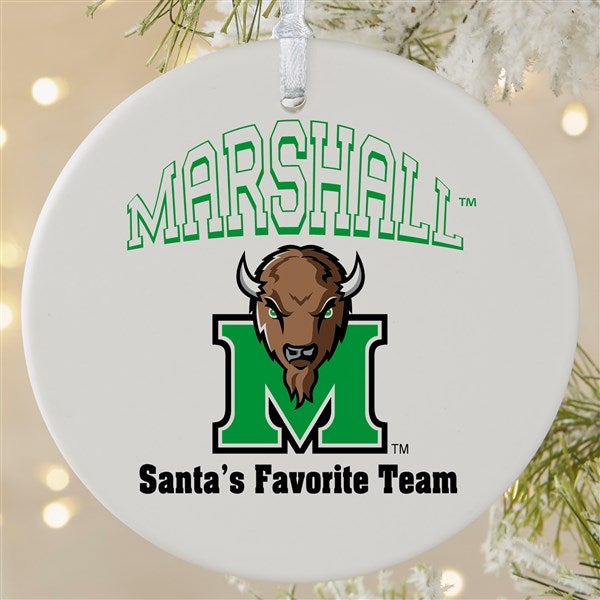 NCAA Marshall Thundering Herd Personalized Ornaments - 33622