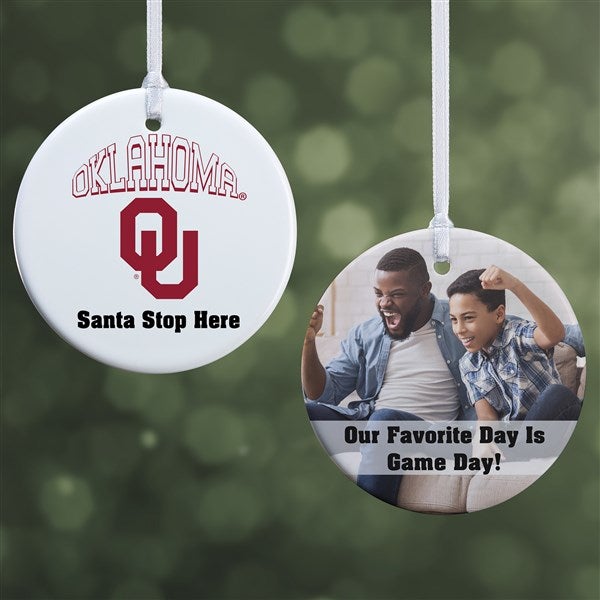 NCAA Oklahoma Sooners Personalized Ornaments - 33623