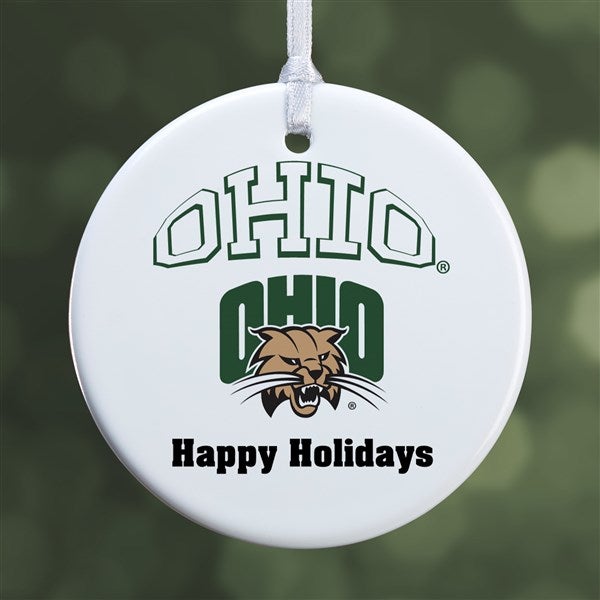 NCAA Ohio Bobcats Personalized Ornaments - 33630