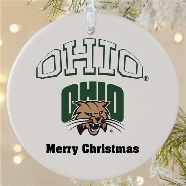 NCAA Ohio Bobcats Personalized Ornaments - 33630