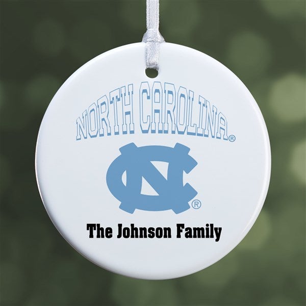 NCAA North Carolina Tar Heels Personalized Ornaments - 33633