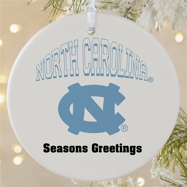 NCAA North Carolina Tar Heels Personalized Ornaments - 33633