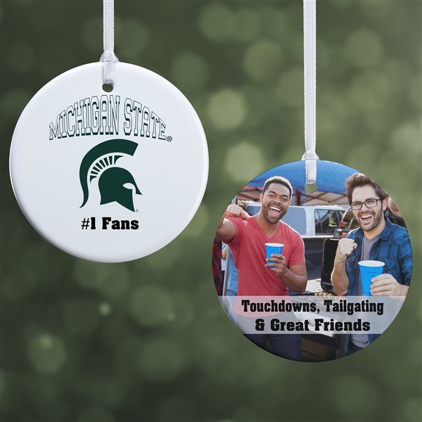 NCAA Michigan State Spartans Personalized Ornaments - 33637