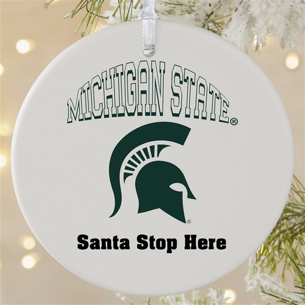 NCAA Michigan State Spartans Personalized Ornaments - 33637