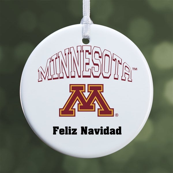 NCAA Minnesota Golden Gophers Personalized Ornaments - 33639