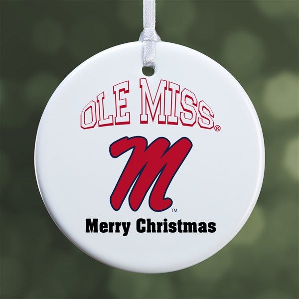 NCAA Ole Miss Rebels Personalized Ornaments - 33641