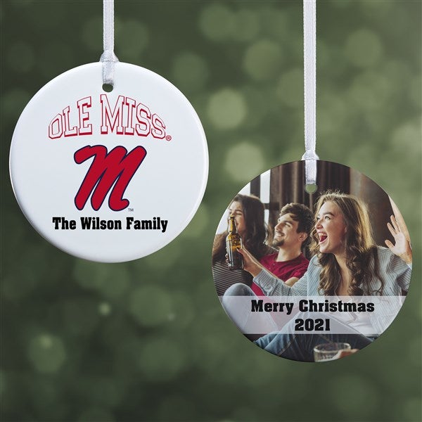 NCAA Ole Miss Rebels Personalized Ornaments - 33641